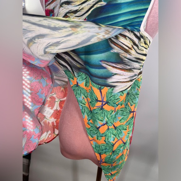 EUC Clover Canyon Multi Print Blouse - Picture 6 of 8